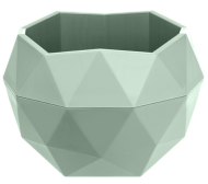 Горшок Топаз 0,45лит Нефрит Арт-9123 (с дренажной системой)