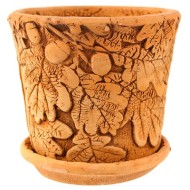 Кашпо Дубок №-1 (ЗОЛОТОЕ) D-13см
