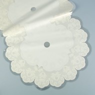 Салфетка ажурная Круглая Белая 60см (1уп/50шт) Цена за лист