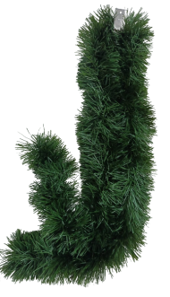 Мишура Зелёная средняя L-180см