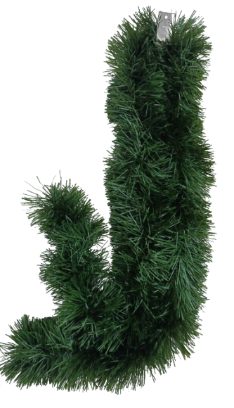 Мишура Зелёная средняя L-180см