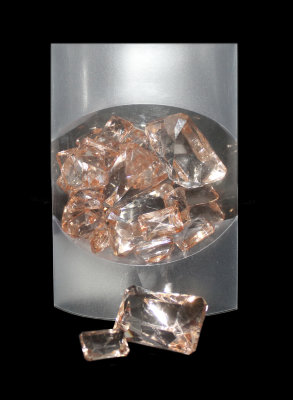 Камешки кристалы смесь св-оранж 100гр KS-4404