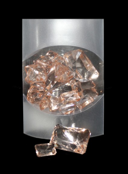 Камешки кристалы смесь св-оранж 100гр KS-4404