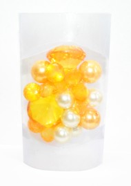 Камешки кристаллы золото KR-9009