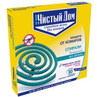 Спирали Чистый Дом 10шт (1уп/60шт) 1 ЭТАЖ