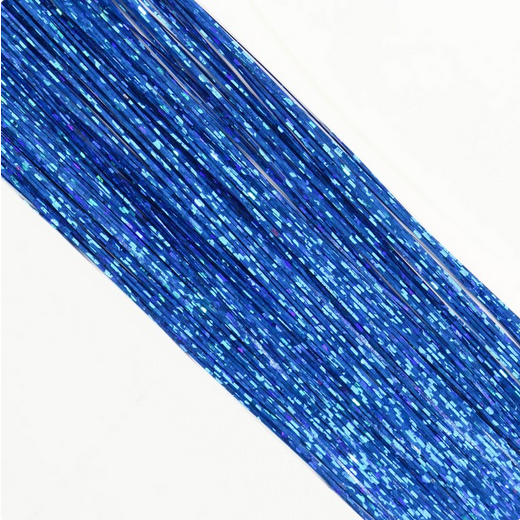 Цветная прядь Дождик на заколке Синяя 50см Арт-7721082 Цветная прядь Дождик на заколке Синяя 50см Арт-7721082