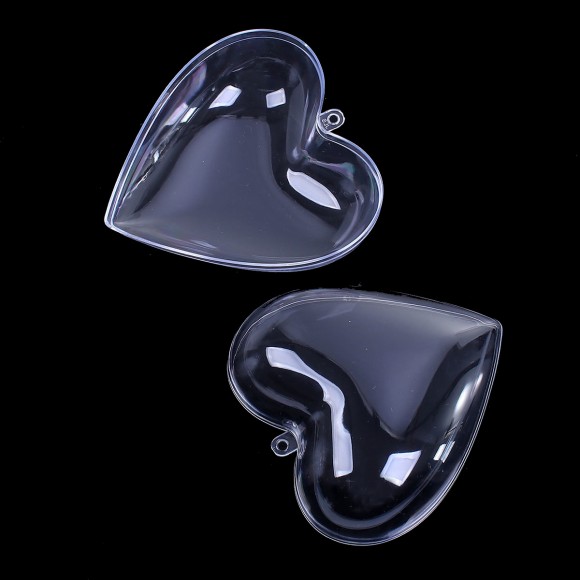 Сердце Пластиковое сборное D-12см ЦЕНА за Упаковку