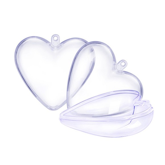 Сердце Пластиковое сборное D-12см ЦЕНА за Упаковку