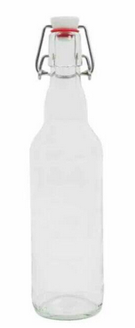 Бутылка стекло 0,5лит Прозрачная с бугельным замком (1уп/12шт) Зал УПАКОВКА