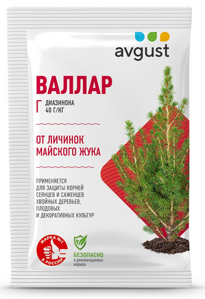 Валлар 50гр (1уп/150шт) личинки МАЙСКОГО жука и проволочника