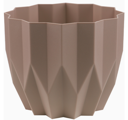 Набор горшков Геометрия 3шт*0,8лит Пыльная роза+Фраппе+Пудра Арт-4301