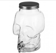 Лимонадник Череп 8,3лит Арт-WS 172 с подставкой Арт-TIEJIA-3