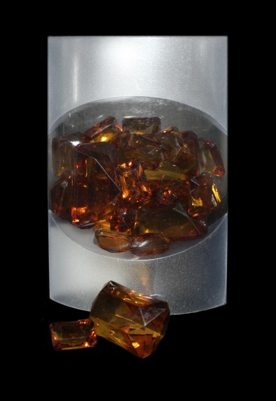 Камешки кристалы смесь янтарные 100гр KS-4401