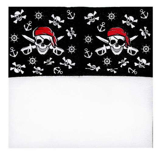 Салфетки бумажные Пират набор 20шт Арт-5067341