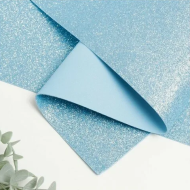 Фоамиран 1,8мм Глиттер Лазурный 60*70см (1уп/10шт)