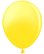 Шар латексный 10/25см пастель Желтый 1уп/100шт