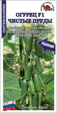 Огурец Чистые Пруды F1 ЦВ/П (СОТКА) 0,2гр раннеспелый партенокарпический