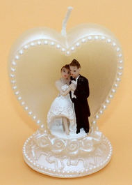 Свеча Жених с Невестой 6*6*7см Арт-SA-42068