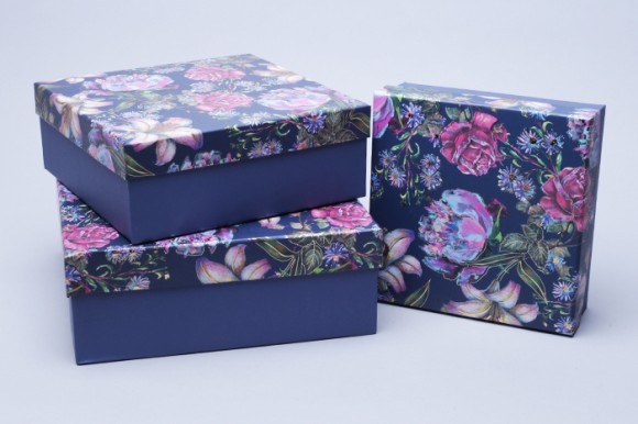 Коробка Синяя 200*200*80мм 143-25