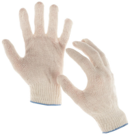 Перчатки Х/Б Белые 3 нити (1уп/10пар) Арт-2695052
