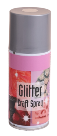 Спрей - краска для срезочных цветов Серебро с Блёстками PRO Florist 150мл