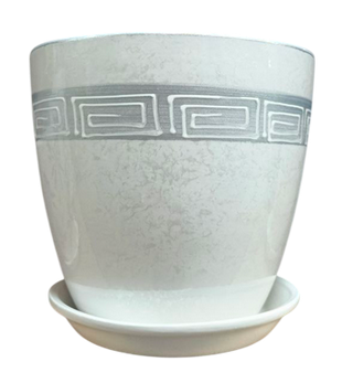 Кашпо Бутон №-ИВ-08 Меандр №-3 (D-19см)