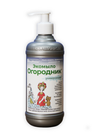 Экомыло жидкое Огородник 500мл с Дозатором (БашИнком) 1 ЭТАЖ