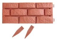 Заборчик пластиковый Кирпичики L-180см НТ-802 18*23см (СКИДКА - 20%)