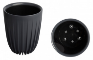 Горшок Сигма 4,5лит Антрацит D-19см (с дренажной системой)