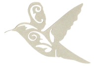 Украшения на бокал птичка 29005