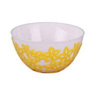 Салатник пластик Виктория 0,5лит Жёлтый Арт-М-4267 (БАШ)