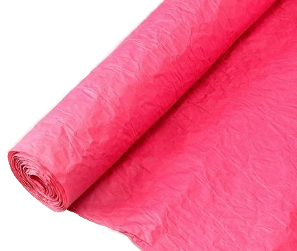 Бумага жатая малиновый пастель70см*5м