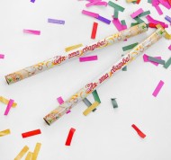 Палочка конфетти 35см Ах, эта свадьба! (набор 2шт) Арт-326573