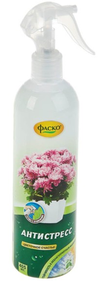 Удобрение Цветочное счастье Антистресс спрей 405мл (1уп/15шт) Зал УПАКОВКА