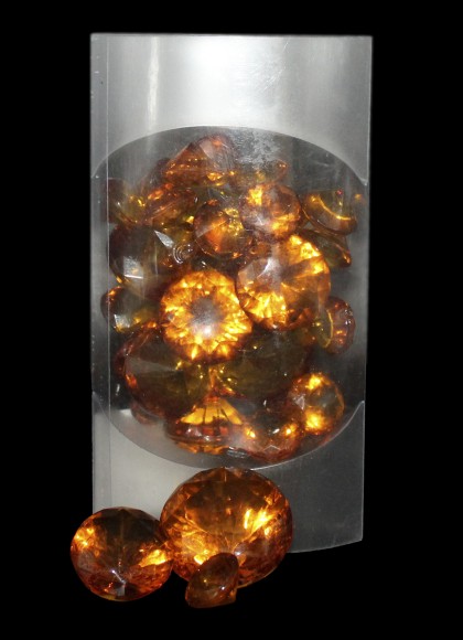 Камешки кристалы смесь янтарные 150гр KS-4391