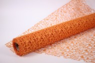 Сизаль ажурный оранжевый 53см*4,5м