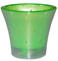 Горшок Ванда 1,2лит Прозрачно-Зелёный D-15см (с дренажной системой)