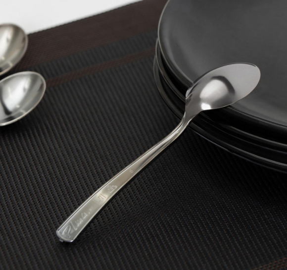 Ложки пластиковые чайные Серебро 6шт*12,5см Арт-6910461