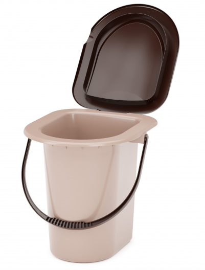 Ведро-туалет 18л Бежевый М-1525 (БАШ)