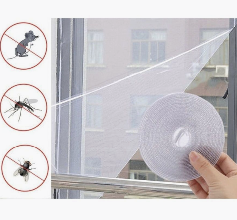 Сетка антимоскитная для окна 130*150см с Липкой лентой