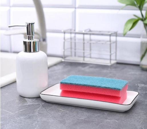 Губка для посуды Доляна Набор 6шт 12см*6см*4см Арт-2582742