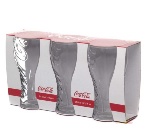 Набор Стаканов 3шт*500мл Coca Cola Pasabahcе №-420585