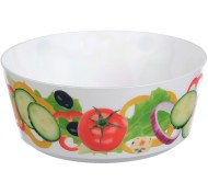 Миска пластиковая Деко Овощи (М-пл) Арт-М-1337 0,5лит