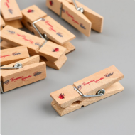 Прищепка Букетик радости Арт-9608641 (1уп/10шт) Цена за штуку