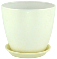 Кашпо Бутон №-ГЛ-16 Глянец Жемчуг №-2 15см