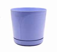Горшок Корад 150мм Голубой с поддоном высота 14см