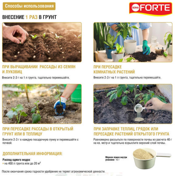Удобрение Бона Форте ведро Рассады и Комнатных растений 1лит/0,8кг (1уп/12шт)