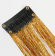 Цветная прядь Дождик на заколке Золото 50см Арт-7721080