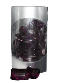 Камешки кристаллы фиолетовые 150гр 10*16см KR-9034