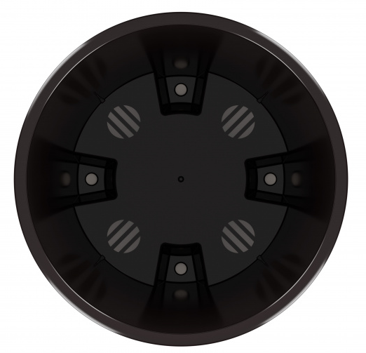 Горшок Лея 5лит Белый (с дренажной системой) Горшок Лея 5лит Белый (с дренажной системой)